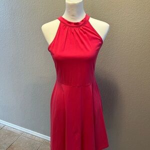 OUGES Halter Dress